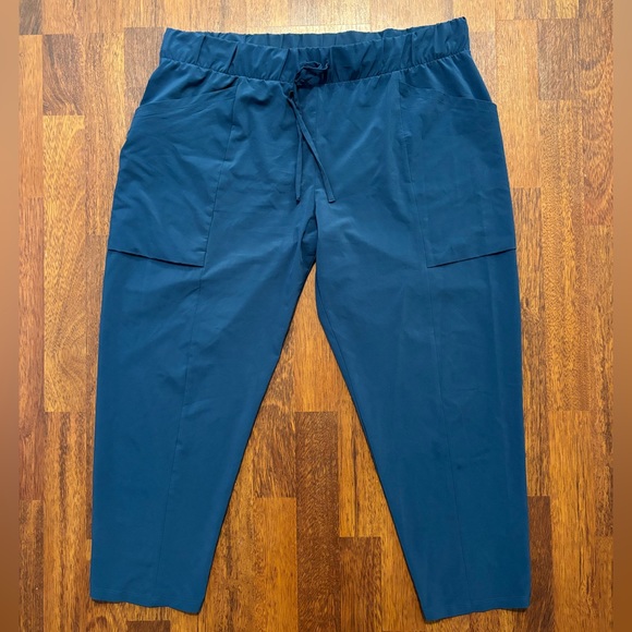 Teal Straight Leg All in Motion Pants - Picture 4 of 4